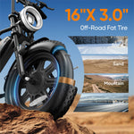 Load image into Gallery viewer, URLIFE T16 16*3.0 Inch Electric Bike