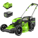 Load image into Gallery viewer, OPEN BOX 80V 21" Cordless Battery 4-in-1 Self-Propelled Lawn Mower: 4.0 Ah Battery and Charger, LM2108S