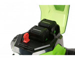 Load image into Gallery viewer, 48V (24V x 2) 17" Cordless Battery Push Lawn Mower w/ Two (2) 4.0Ah USB Batteries & Dual Port Charger, LM1712