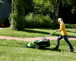 Load image into Gallery viewer, 40V 20" Cordless Battery Dual Blade Push Lawn Mower: 4.0 Ah and 2.0 Ah Batteries and Charger, LM2004