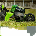 Load image into Gallery viewer, RENEWED 80V 21" Cordless Battery 4-in-1 Self-Propelled Lawn Mower: (1) 4.0 Ah, (1) 2.0 Ah Battery and Rapid Charger, LM2118S