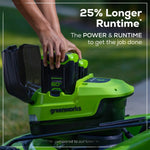 Load image into Gallery viewer, 60V 21" Cordless Battery Self-Propelled Mower: (2) 5Ah Battery and 6A Rapid Charger, LM2156S