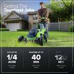 Load image into Gallery viewer, 40V 14" Cordless Battery BL Push Lawn Mower: 4.0 Ah Battery and Charger, LM1414