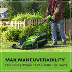 Load image into Gallery viewer, 40V 14" Cordless Battery BL Push Lawn Mower: 4.0 Ah Battery and Charger, LM1414