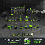 Load image into Gallery viewer, 60V 17" Cordless Battery Push Lawn Mower: 4.0 Ah Battery and Charger, LM1716