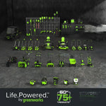 Load image into Gallery viewer, 60V 17" Cordless Battery Push Lawn Mower: 4.0 Ah Battery and Charger, LM1716