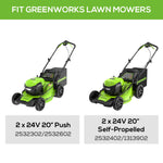 Load image into Gallery viewer, Replacement Lawn Mower Blade for Greenworks 20'' Cordless Mowers