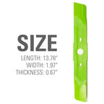 Load image into Gallery viewer, 14'' Replacement Lawn Mower Blade