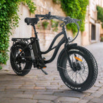 Load image into Gallery viewer, Step Thru Mini 20x4 - 52v Beach Cruiser Electric Bike