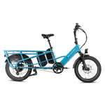 Load image into Gallery viewer, XPedition2 Raindrop Blue Dual-Battery eBike