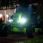 Load image into Gallery viewer, 80V 42" Cordless Battery CrossoverT Riding Lawn Mower, Twelve (12) 4.0 Ah Batteries and (3) Dual-Port Turbo Chargers, CRT4281