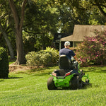 Load image into Gallery viewer, 80V 42" Cordless Battery CrossoverZ Zero Turn Lawn Mower, Twelve (12) 4.0 Ah Batteries and (3) Dual-Port Turbo Chargers, CRZ4281