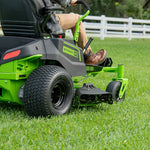 Load image into Gallery viewer, 80V 42" Cordless Battery CrossoverZ Zero Turn Lawn Mower, Twelve (12) 4.0 Ah Batteries and (3) Dual-Port Turbo Chargers, CRZ4281