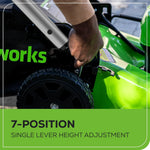 Load image into Gallery viewer, OPEN BOX 80V 21" Cordless Battery 4-in-1 Self-Propelled Lawn Mower: 4.0 Ah Battery and Charger, LM2108S