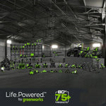 Load image into Gallery viewer, 80V 22" Cordless Battery Dual Blade Self-Propelled Lawn Mower: (2) 4.0 Ah Batteries and Rapid Charger, LM2208S