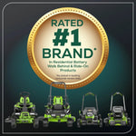 Load image into Gallery viewer, 80V 60" MaximusZ Zero Turn Lawn Mower, (4) 8Ah Batteries: (2) 16Ah Batteries and 1.5kW Wall Charger, MZ6081