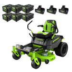 Load image into Gallery viewer, RENEWED 80V 42" Cordless Battery CrossoverZ Zero Turn Lawn Mower, (6) 5.0Ah Batteries and Chargers, CRZ4281