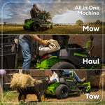 Load image into Gallery viewer, RENEWED 80V 42" Cordless Battery CrossoverZ Zero Turn Lawn Mower, (6) 5.0Ah Batteries and Chargers, CRZ4281