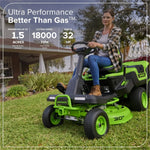 Load image into Gallery viewer, 80V 30" CrossoverT Riding Lawn Tractor : (4) 6.0 Ah Batteries and 600-Watt Charger, CRT3081