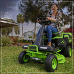 Load image into Gallery viewer, 80V 30" CrossoverT Riding Lawn Tractor : (4) 6.0 Ah Batteries and 600-Watt Charger, CRT3081