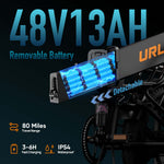 Load image into Gallery viewer, URLIFE T5 20*4.0 Inch Fat Tire Electric Bike