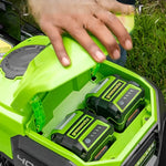 Load image into Gallery viewer, 40V 21" Cordless Battery Brushless Push Lawn Mower: 5.0 Ah USB Battery and Charger, LM2104