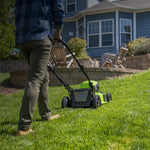 Load image into Gallery viewer, 48V (24V x 2) 21" Cordless Battery Self-Propelled Lawn Mower w/ Two (2) 5.0Ah USB Batteries & Dual Port Charger, LM2112S