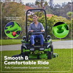Load image into Gallery viewer, 80V 54" MaximusZ Zero Turn Riding Mower with (2) 16.0 Ah and (1) 4.0 Ah Batteries and 1.5kW Charger, MZ5481
