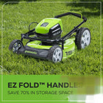 Load image into Gallery viewer, 40V 19" Cordless Battery Push Lawn Mower: 5.0 Ah USB Battery and Charger, LM1934