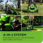 Load image into Gallery viewer, 40V 21" Cordless Battery Self-Propelled Lawn Mower: 5.0 Ah Battery and 2A Charger, LM2144S