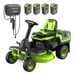 Load image into Gallery viewer, 60V 30" CrossoverT Riding Lawn Tractor with (4) 8.0 Ah Batteries and 600-Watt Charger, CRT3062