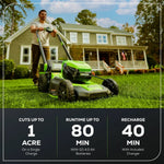 Load image into Gallery viewer, 80V 21" Cordless Battery 4-in-1 Self-Propelled Mower w/ (2) 4.0Ah Batteries & Charger, LM2118S