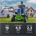 Load image into Gallery viewer, 60V 30" CrossoverT Riding Lawn Tractor, Bagger Included, (4) 8.0 Ah (1) 20.0Ah Batteries and 600-Watt Charger, CRT3062
