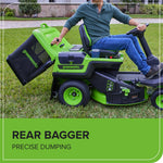 Load image into Gallery viewer, 60V 30" CrossoverT Riding Lawn Tractor, Bagger Included, (4) 8.0 Ah (1) 20.0Ah Batteries and 600-Watt Charger, CRT3062