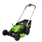 Load image into Gallery viewer, 60V 25" Cordless Battery Dual Blade Self-Propelled Lawn Mower w/ Two (2) 4.0Ah Batteries & Dual-Port Charger, LM2516S