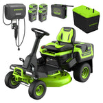Load image into Gallery viewer, 60V 30" CrossoverT Riding Lawn Tractor, Bagger Included, (4) 8.0 Ah (1) 20.0Ah Batteries and 600-Watt Charger, CRT3062