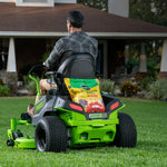Load image into Gallery viewer, 80V 42" Cordless Battery CrossoverT Riding Lawn Mower w/ Six (6) 5.0Ah Batteries and Three (3) Dual Port Turbo Chargers, CRZ4281