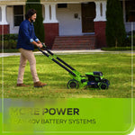Load image into Gallery viewer, OPEN BOX 60V 22" Cordless Battery Self-Propelled Lawn Mower, 8.0 Ah Battery and 6A Charger, LM2206S