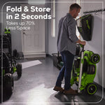 Load image into Gallery viewer, OPEN BOX 60V 21" Cordless Battery Dual Blade Self-Propelled Mower, (1) 8Ah battery and 6A Charger, LM2146S