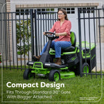 Load image into Gallery viewer, 60V 30" CrossoverT Riding Lawn Tractor 3PC Combo Kit, Two 8.0 Ah Batteries, Two 4.0 Ah Batteries, One 2.5 Ah Battery and Two Chargers