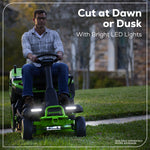 Load image into Gallery viewer, 60V 30” CrossoverT Riding Lawn Tractor with (2) 8.0 Ah, (2) 4.0 Ah Batteries & 600-Watt Charger, CRT3061