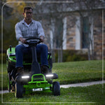 Load image into Gallery viewer, 60V 30" CrossoverT Riding Lawn Tractor 3PC Combo Kit, Two 8.0 Ah Batteries, Two 4.0 Ah Batteries, One 2.5 Ah Battery and Two Chargers