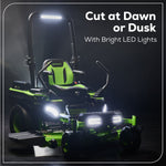 Load image into Gallery viewer, 60V 54" MaximusZ Zero Turn Riding Mower 4PC Combo Kit with (2) 20.0 Ah: (2) 8.0 Ah: (2) 4.0 Ah and (1)2.5 Ah Batteries and (2) Charger