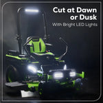 Load image into Gallery viewer, 60V 54" MaximusZ Zero Turn Riding Mower: (2) 20.0 Ah (2) 8.0 Ah and (2) 4.0 Ah Batteries and 1.5kW Charger, MZ5461
