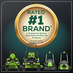 Load image into Gallery viewer, 60V 54" MaximusZ Zero Turn Riding Mower 3PC Combo Kit with (2) 20.0 Ah: (2) 8.0 Ah: (2) 4.0 Ah and (1)2.5 Ah Batteries and (2) Charger