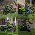 Load image into Gallery viewer, 60V 30” CrossoverT Riding Lawn Tractor with (2) 8.0 Ah, (2) 4.0 Ah Batteries & 600-Watt Charger, CRT3061