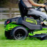 Load image into Gallery viewer, RENEWED 60V 42" Cordless Battery CrossoverT Riding Lawn Mower, (4) 8.0 Ah Batteries and (2) Dual-Port Turbo Chargers, CRT4262