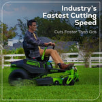 Load image into Gallery viewer, 60V 42" Electric CrossoverZ Zero Turn Mower with (4) 8 Ah Batteries and (2) Dual-Port Turbo Chargers, CRZ4262