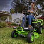 Load image into Gallery viewer, 60V 30" CrossoverT Riding Lawn Tractor 3PC Combo Kit, Two 8.0 Ah Batteries, Two 4.0 Ah Batteries, One 2.5 Ah Battery and Two Chargers