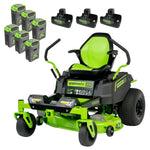 Load image into Gallery viewer, 60V 42” Electric CrossoverZ Zero Turn Mower with (6) 8 Ah Batteries and (3) Dual Port Turbo Chargers, CRZ4261